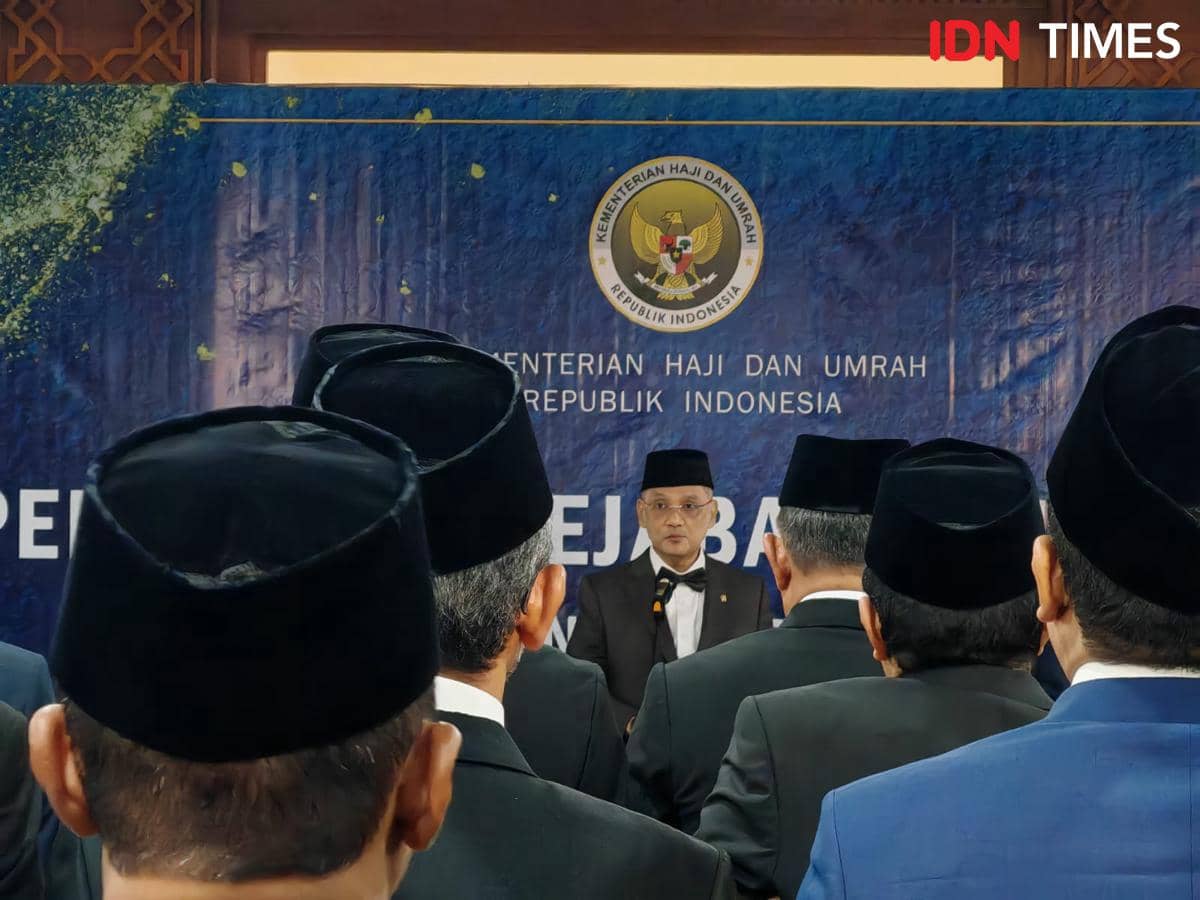 Pelantikan pejabat eselon di Kementerian haji dan umrah