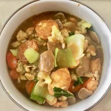resep sapo tahu seafood 