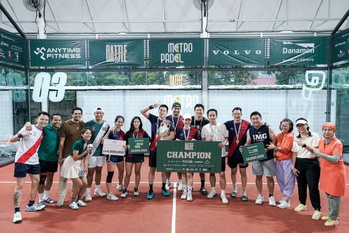 Turnamen padel Battle of Schools: Parents Edition sukses digelar