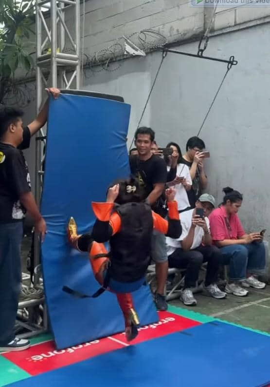 Fuji Syuting Adegan Action Tanpa Stutman (instagram.com/fuji_an)