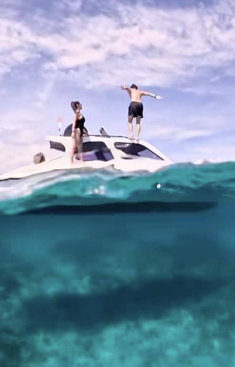 potret Olla Ramlan dan Tristan Molina liburan di NTB