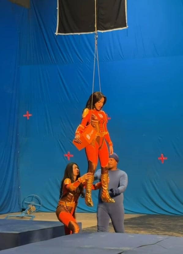 Fuji Syuting Adegan Action Tanpa Stutman (instagram.com/fuji_an)