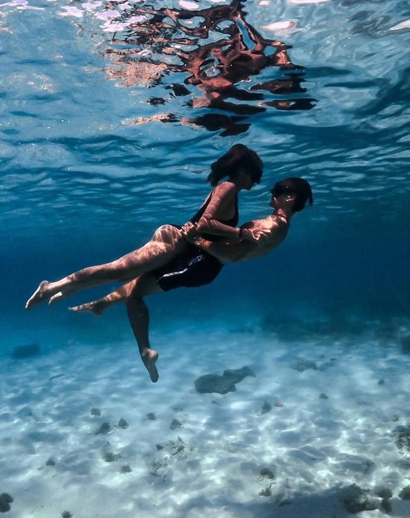 potret Olla Ramlan dan Tristan Molina liburan di NTB