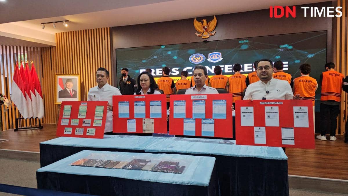 10 WNA pakai Visa Investor Bodong diamankan Imigrasi Tangerang