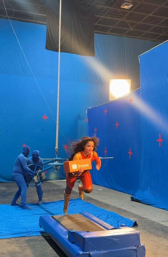 Fuji Syuting Adegan Action Tanpa Stutman (instagram.com/fuji_an)