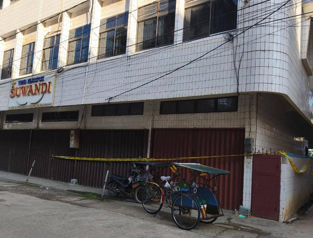 TKP Perampokan dan Pembunuhan di Kawasan 15 Ilir Palembang.