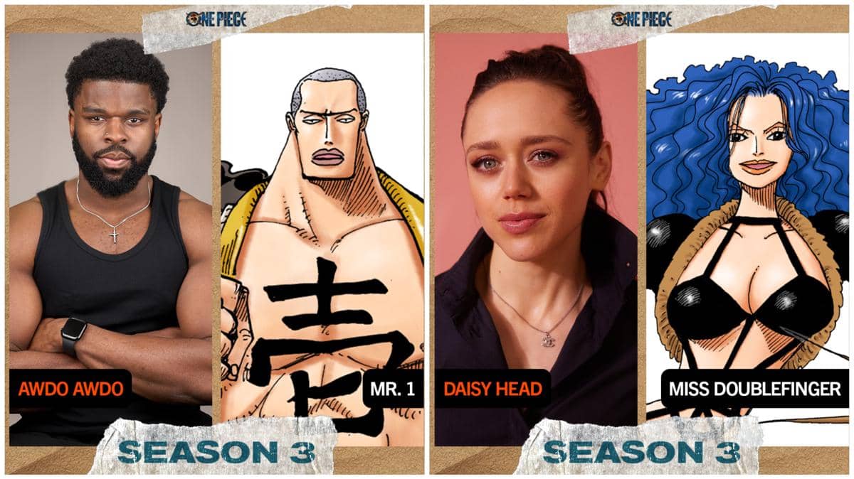 Pemeran Mr. 1 Daz Bones dan Miss Doublefinger. (Dok. Netflix/One Piece) 