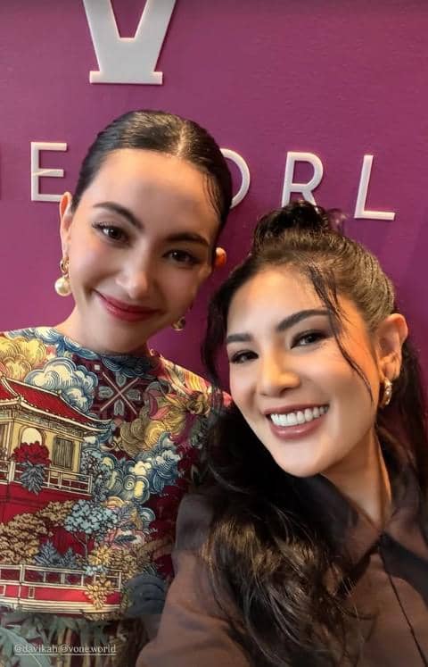 Nindy Ayunda Bertemu Davika Hoorne di Jakarta