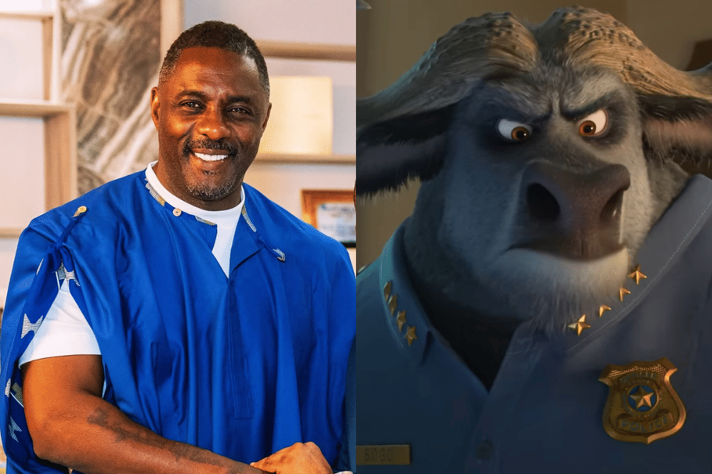 Kolase foto Idris Elba pengisi suara Chief Bogo di Zootopia 2