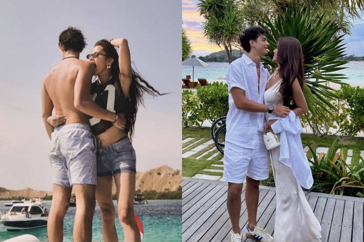 potret Olla Ramlan dan Tristan Molina liburan di NTB