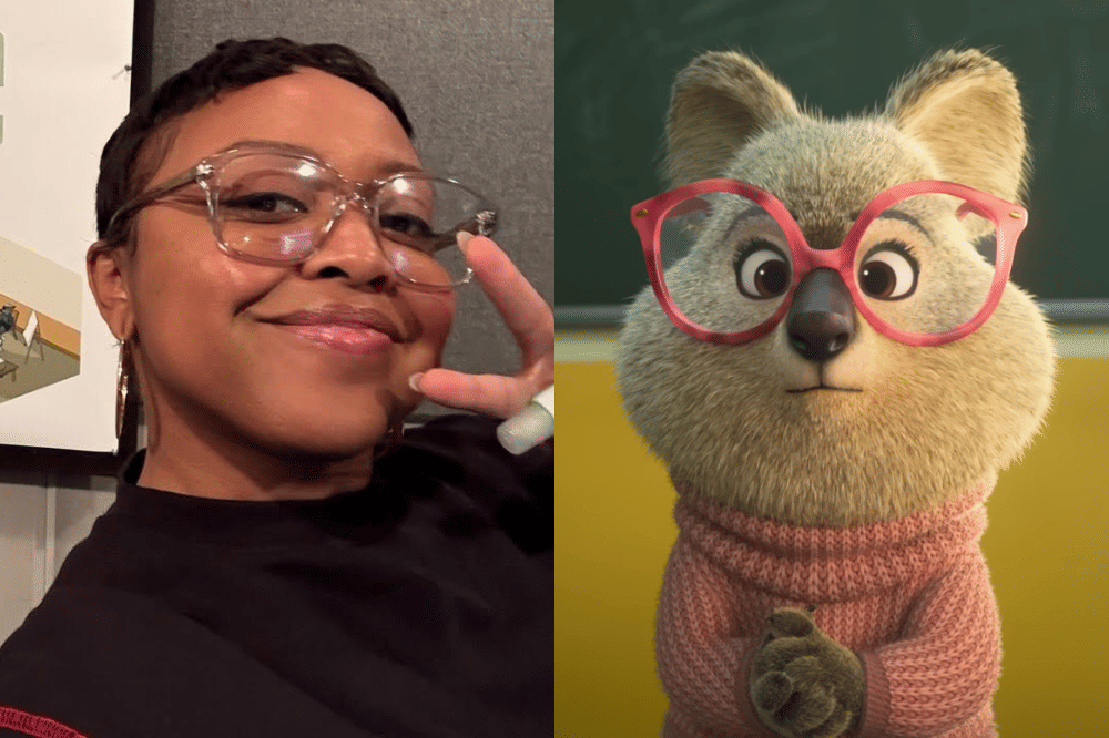 Kolase foto Quinta Brunson pengisi suara Dr. Fuzzby di Zootopia 2