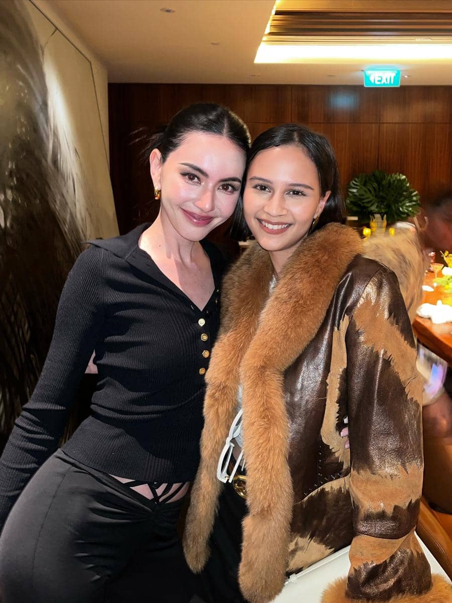 Lutesha Bertemu Davika Hoorne di Jakarta