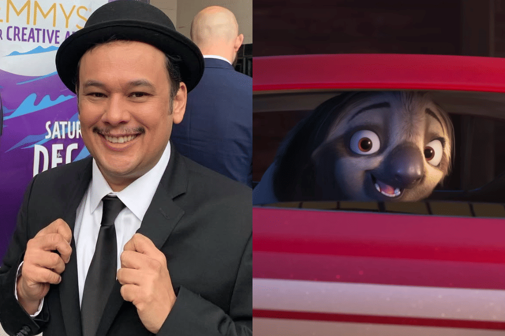 Kolase foto Raymond S Persi pengisi suara Flash di Zootopia 2