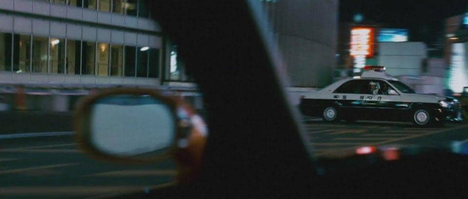 Adegan polisi lalu lintas Jepang patroli