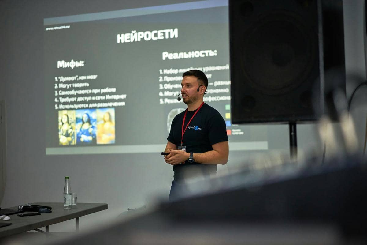 ilustrasi pria presentasi 