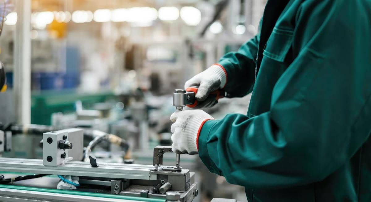 ilustrasi pekerja pabrik