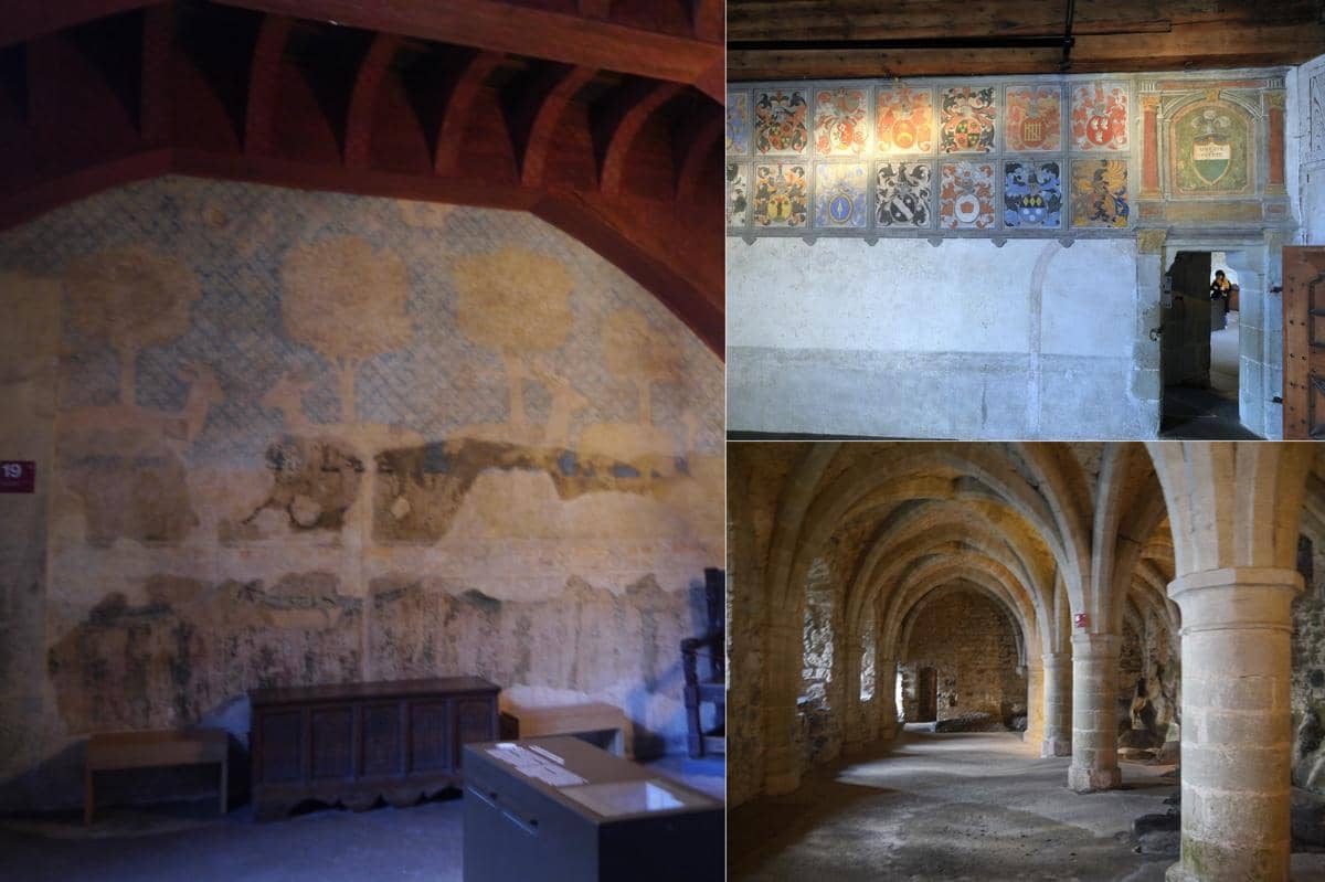 Camera Domini, aula, dan penjara bawah tanah di Château de Chillon