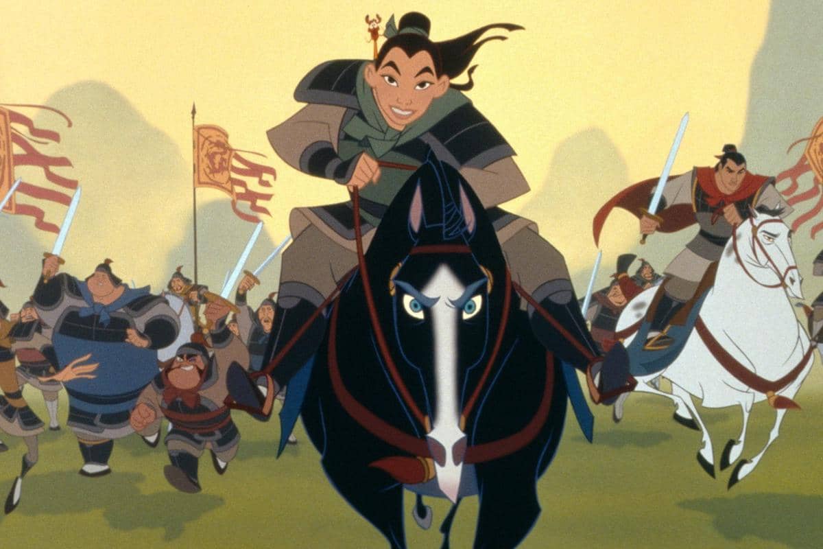 adegan dalam film Mulan