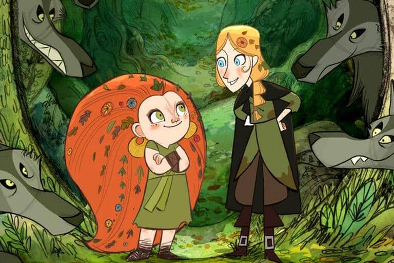 adegan dalam film Wolfwalkers