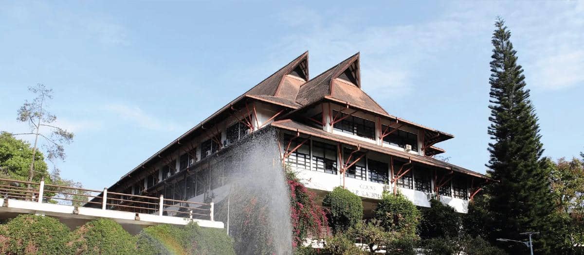 ilustrasi bangunan Institut Teknologi Bandung