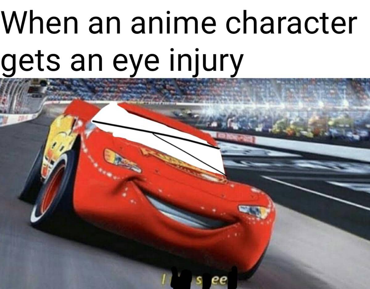 meme anime tentang cedera