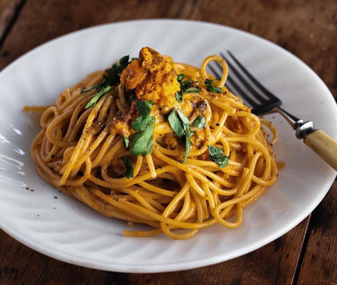 sea urchin pasta