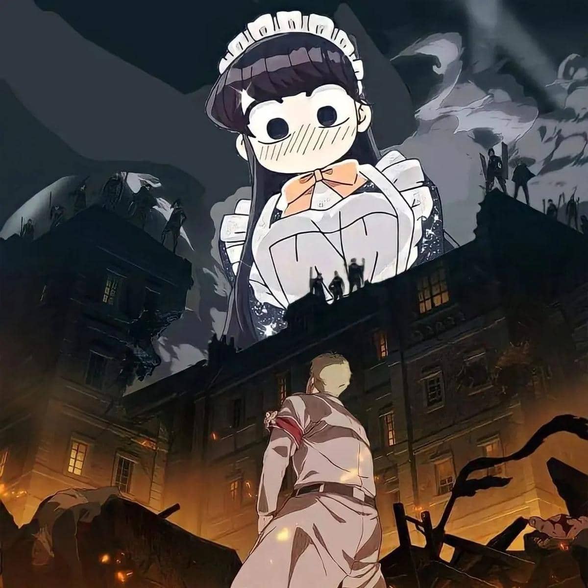 meme seragam dalam anime