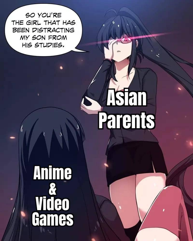 meme anime tentang belajar