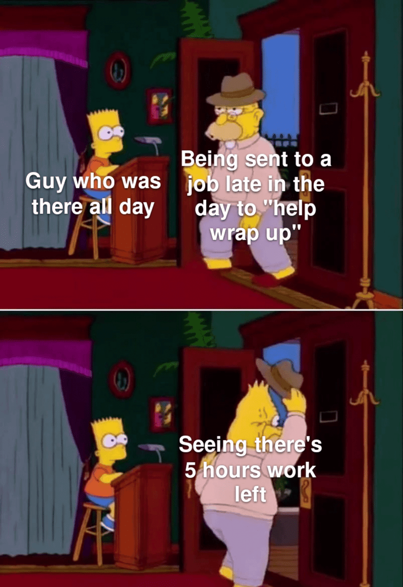 meme kartun tentang rekan kerja