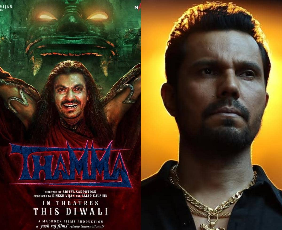 Nawazuddin Siddiqui dalam film Thamma dan Randeep Hooda dalam film Jaat