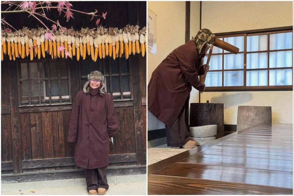 Okky Lukman ke museum Saiko Iyashi no Sato Nemba