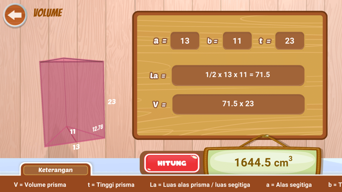 Bangun Ruang Rumus Simulasi 3D