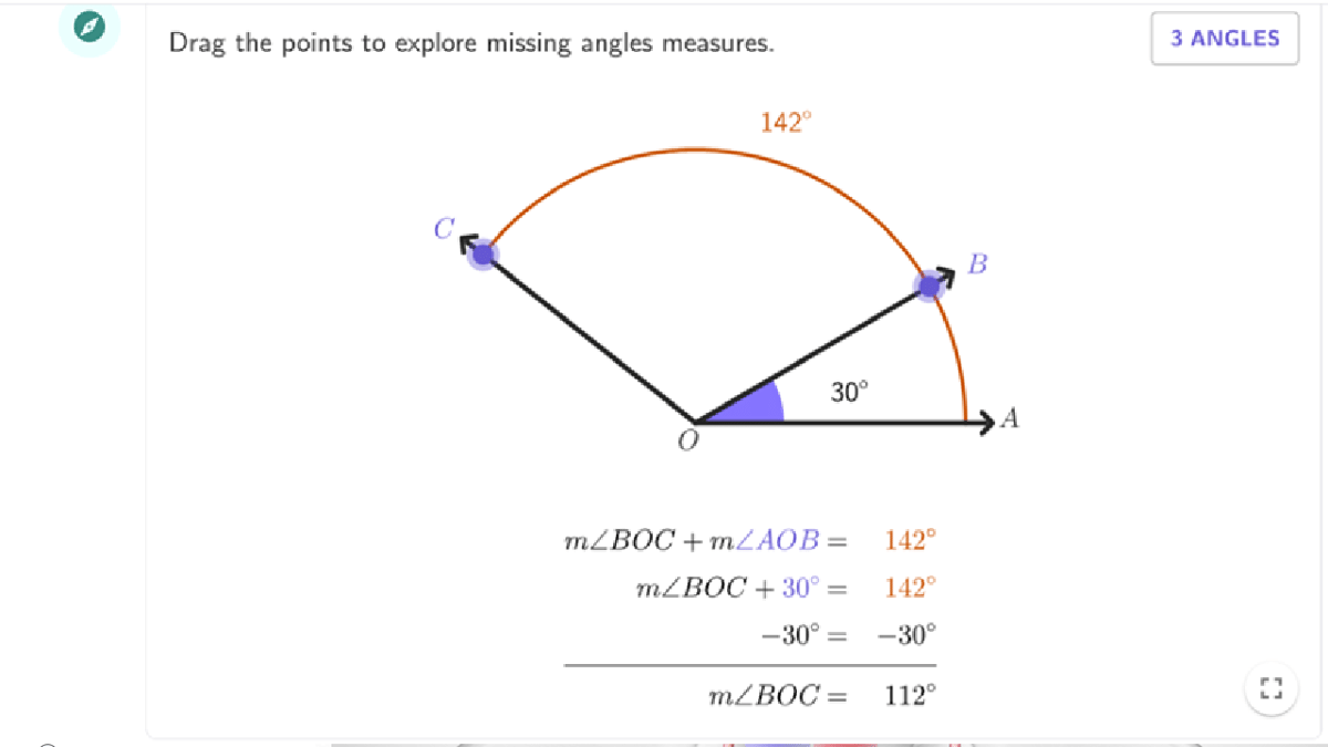 tampilan pembelaran matematika di GeoGebra