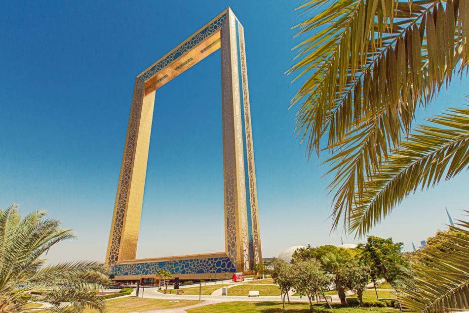 Dubai Frame berlokasi di Zabeel Park