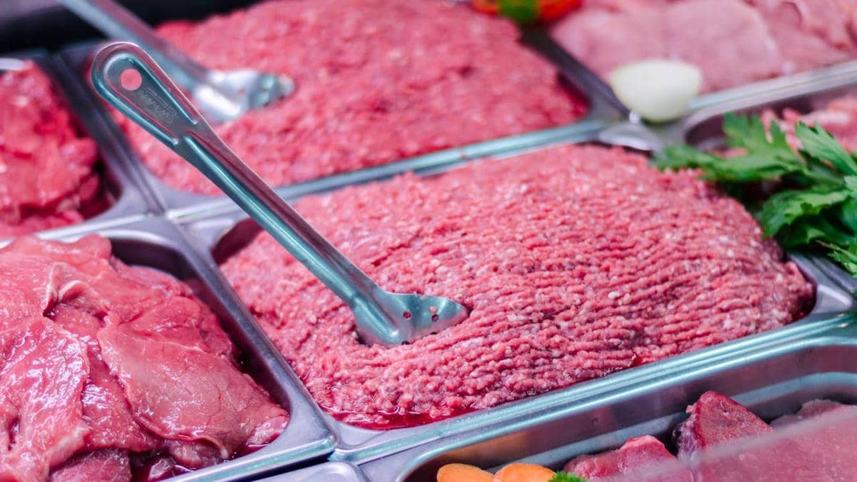 ilustrasi display daging