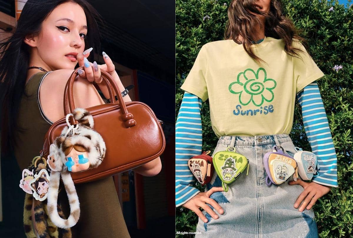 Keychain pants dan bag charm