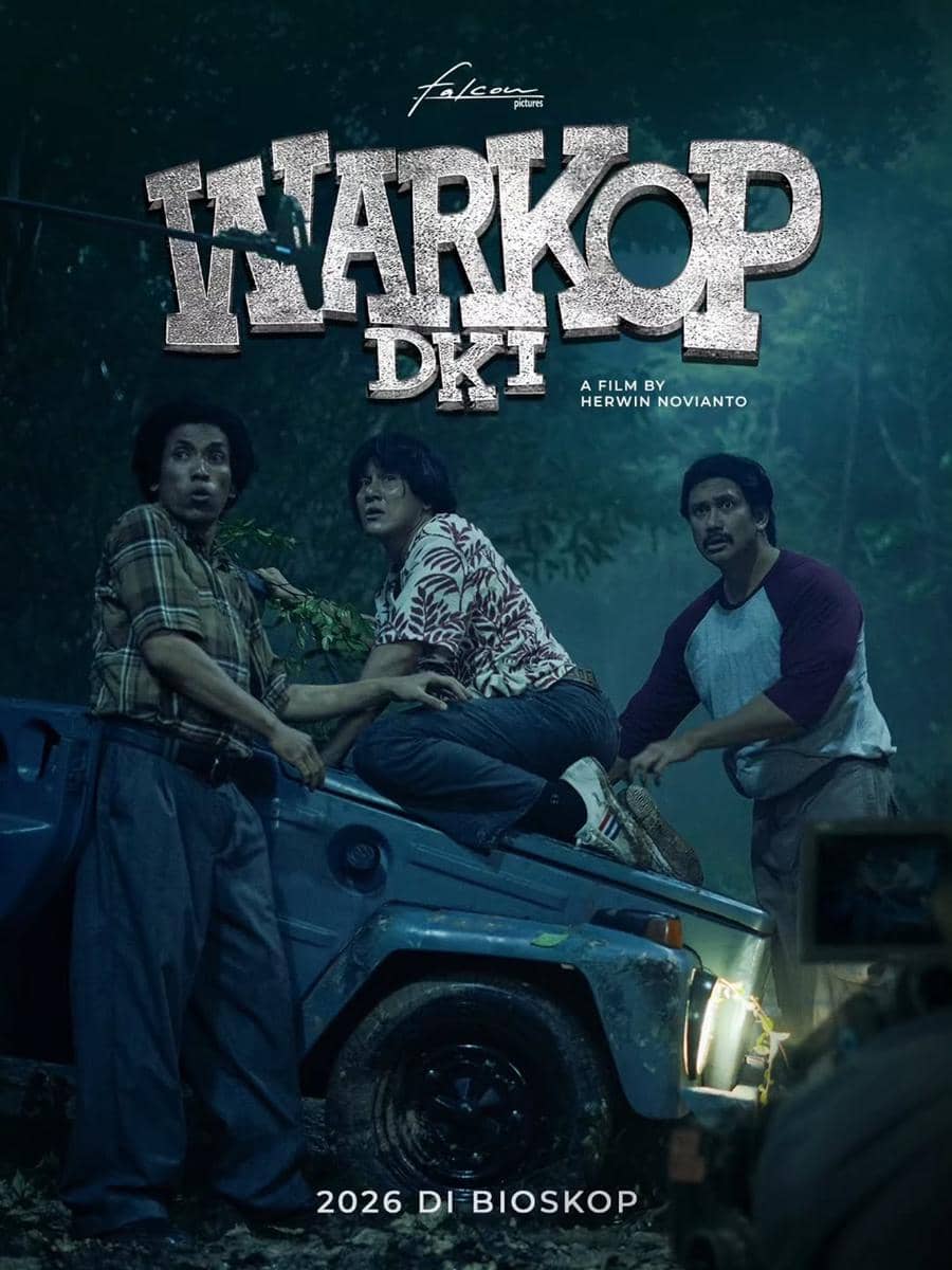 Poster film Warkop DKI terbaru menampilkan Desta sebagai Dono