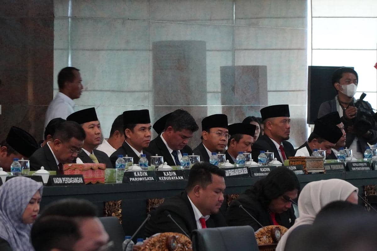 Rapat paripurna Pemkot-DPRD Palembang.