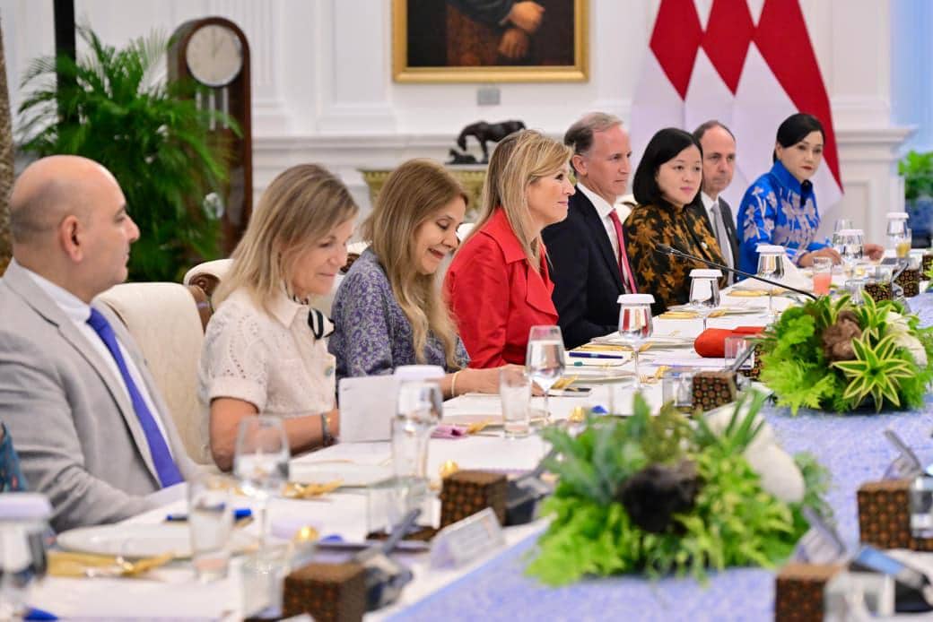 Presiden Prabowo Subianto, menerima kunjungan Ratu Belanda, Máxima selaku United Nations Secretary-General’s Special Advocate (UNSGSA) for Financial Health pada Kamis (27/11/2025) (dok. Sekretariat Presiden)