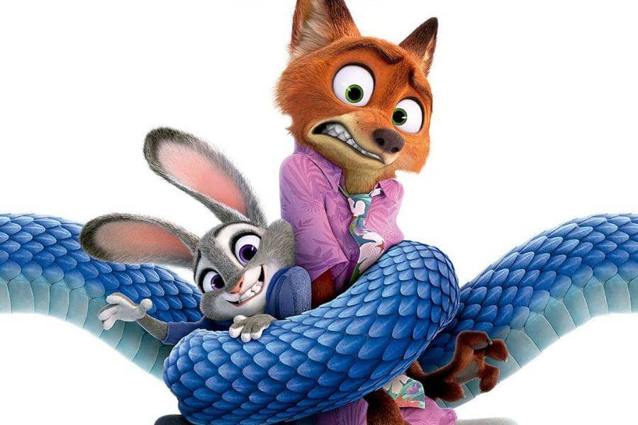 Potret karakter Zootopia 