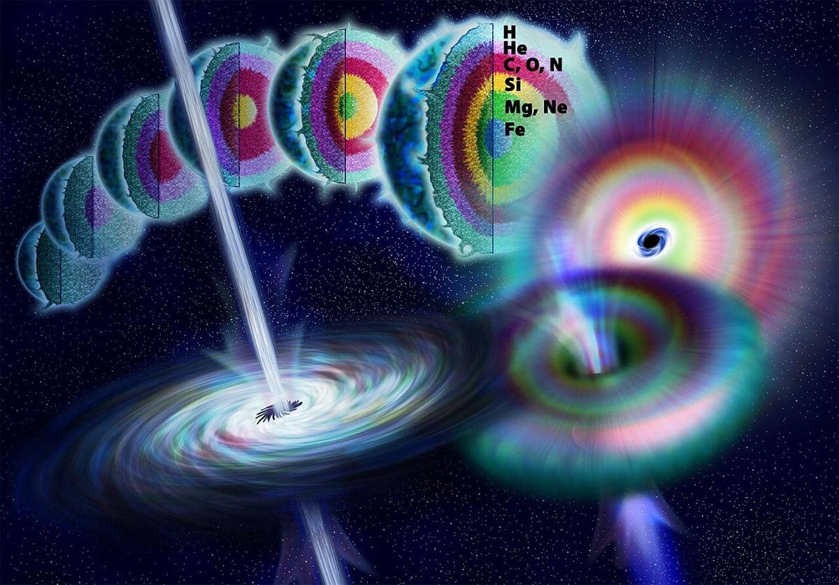 ilustrasi sinar gamma burst