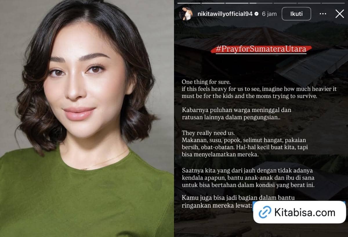 sederet artis sampaikan duka atas musibah banjir Sumatera