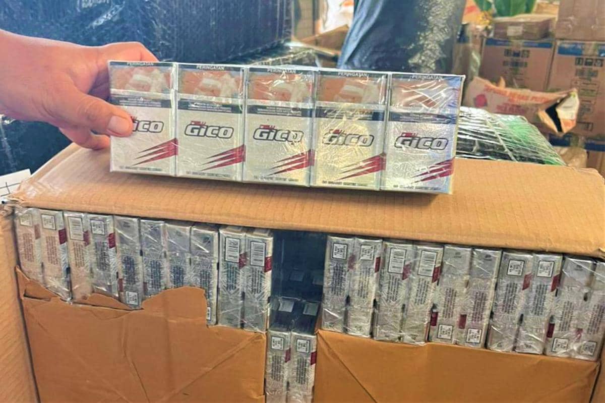 Bea Cukai Banten Gagalkan Kiriman 5,8 Juta Rokok Ilegal dan 4 Kg Sabu (Dok. Bea Cukai Banten)