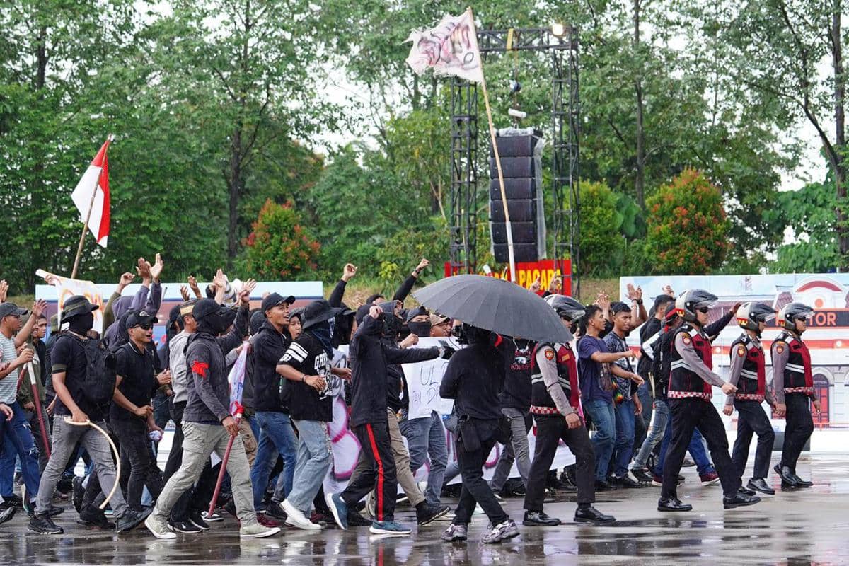 Ilustrasi unjuk rasa (dok. Humas Polri)