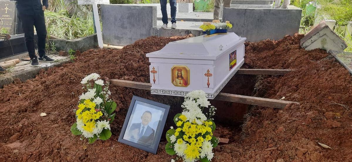 Prosesi pemakaman korban perampokan di Palembang (Dok. Aji untuk IDN Times)