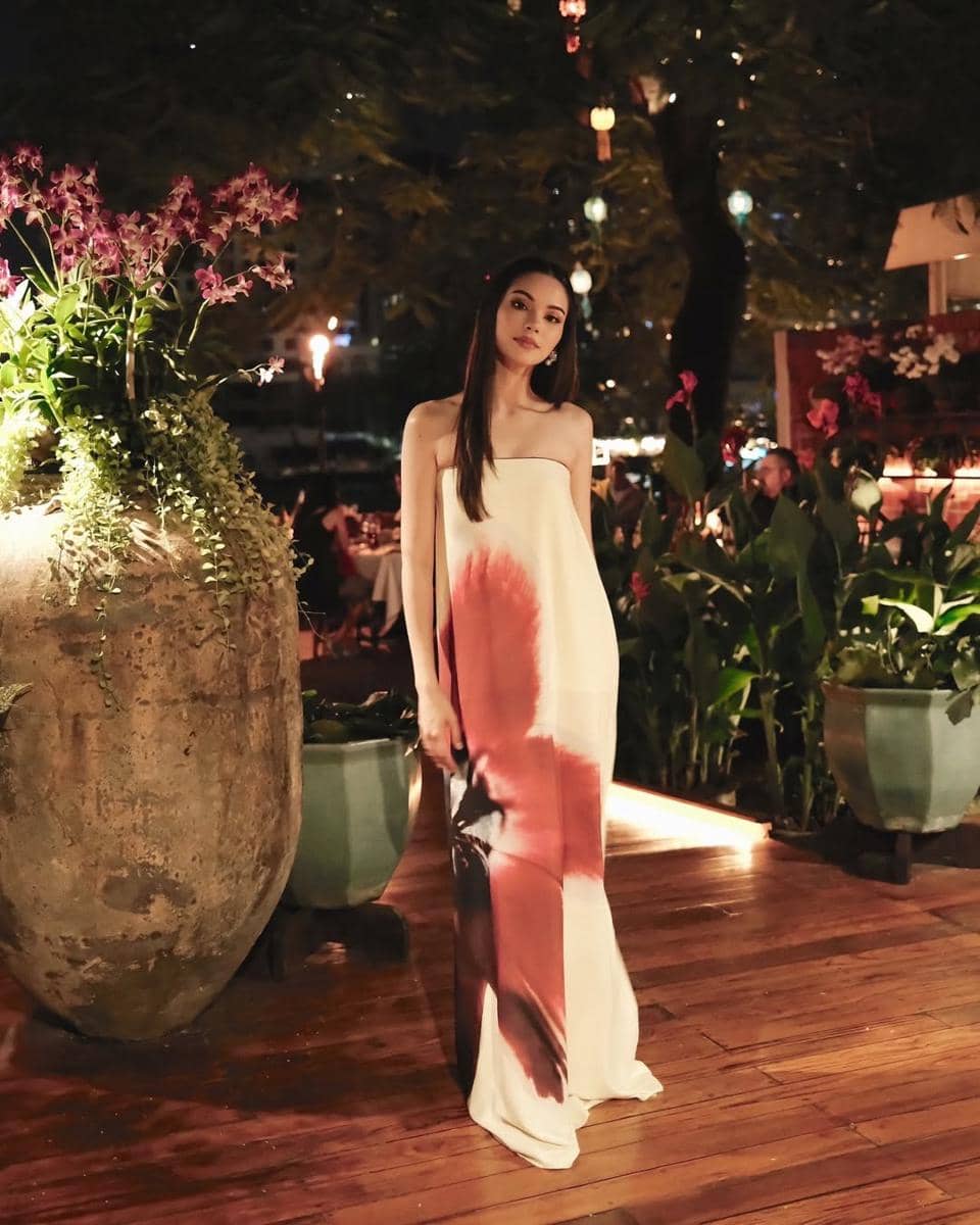 inspirasi summer dress ala Alyssa Daguise 