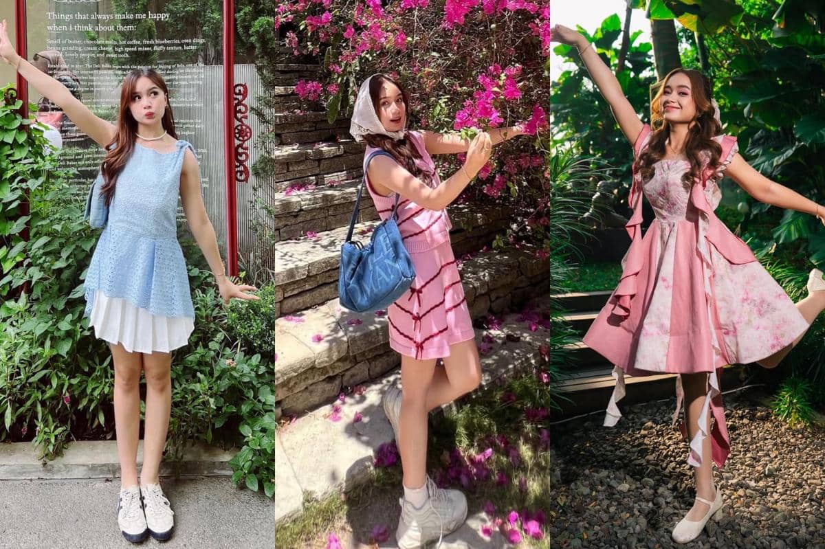 ide OOTD colorful ala Chintya Gabriella 