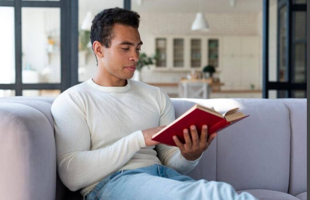 ilustrasi membaca buku