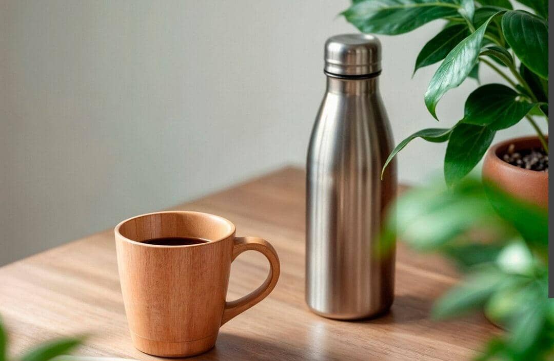 ilustrasi tumbler di meja (freepik.com/freepik)