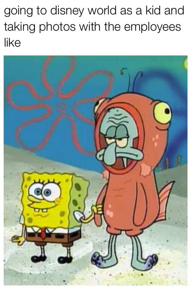 meme SpongeBob tentang kostum